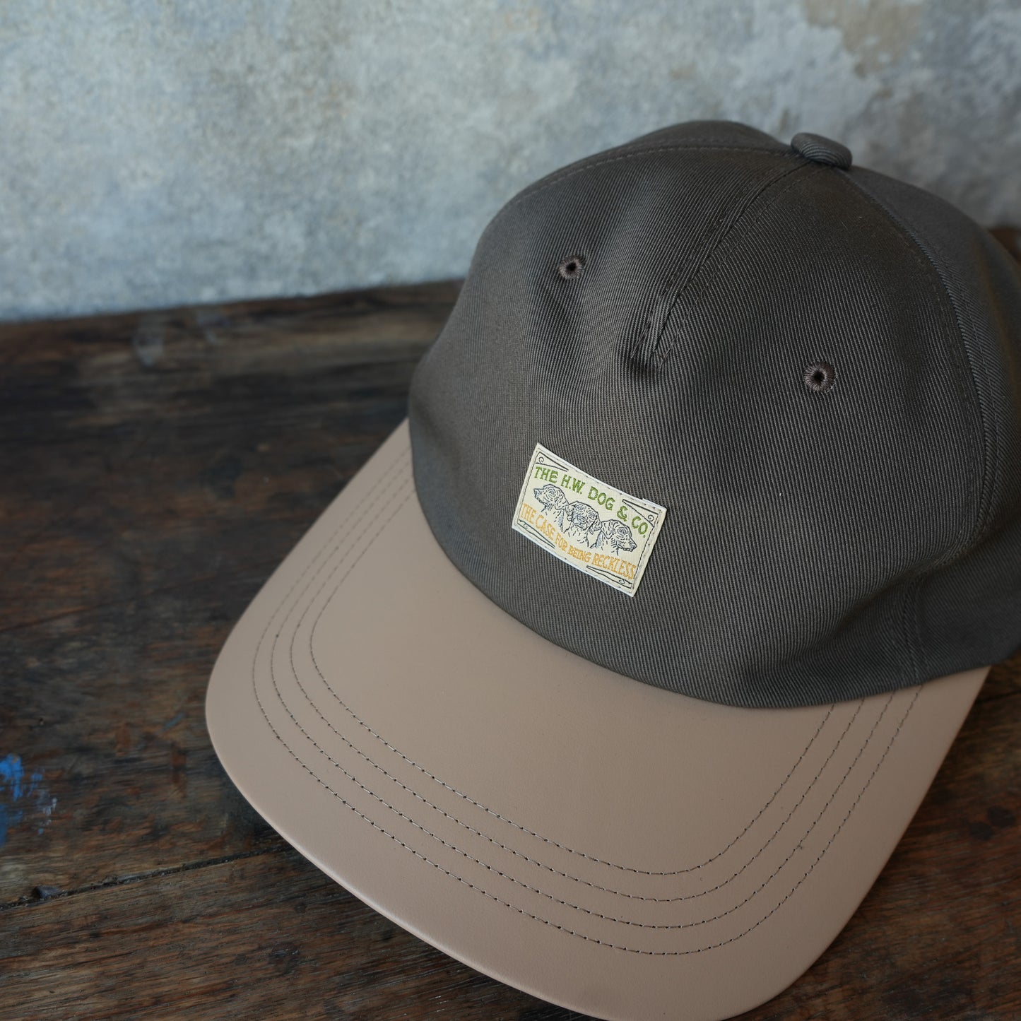 THE H.W.DOG&CO_D-01097_BIG BRIM CAP_Brown