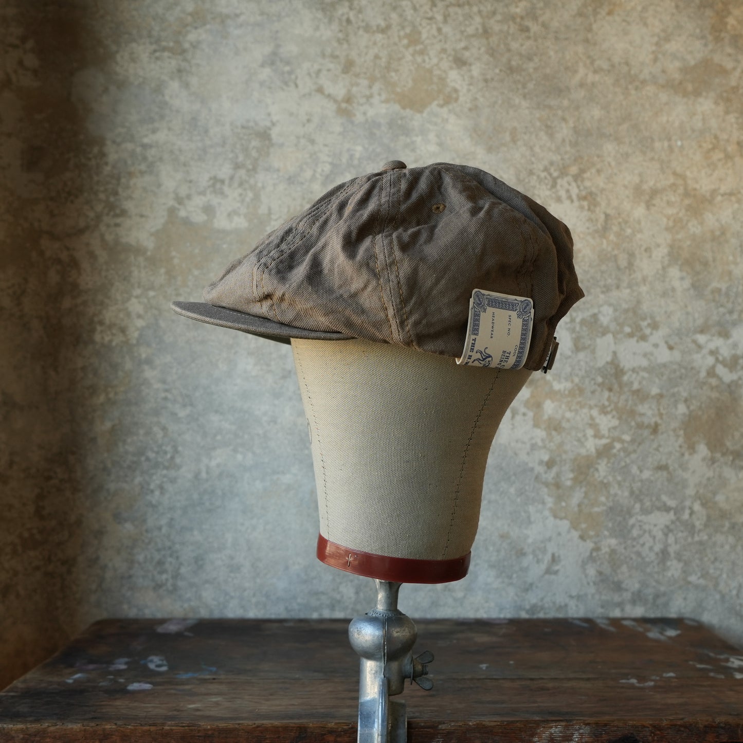 THE H.W.DOG&CO_D-01141_COTTON LINEN WASH CAS_BROWN