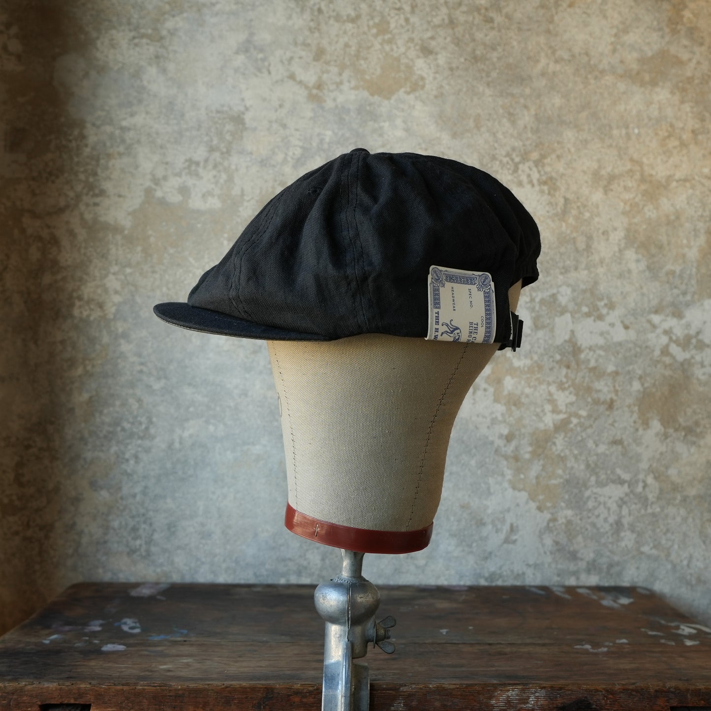 THE H.W.DOG&CO_D-01141_COTTON LINEN WASH CAS_BLACK