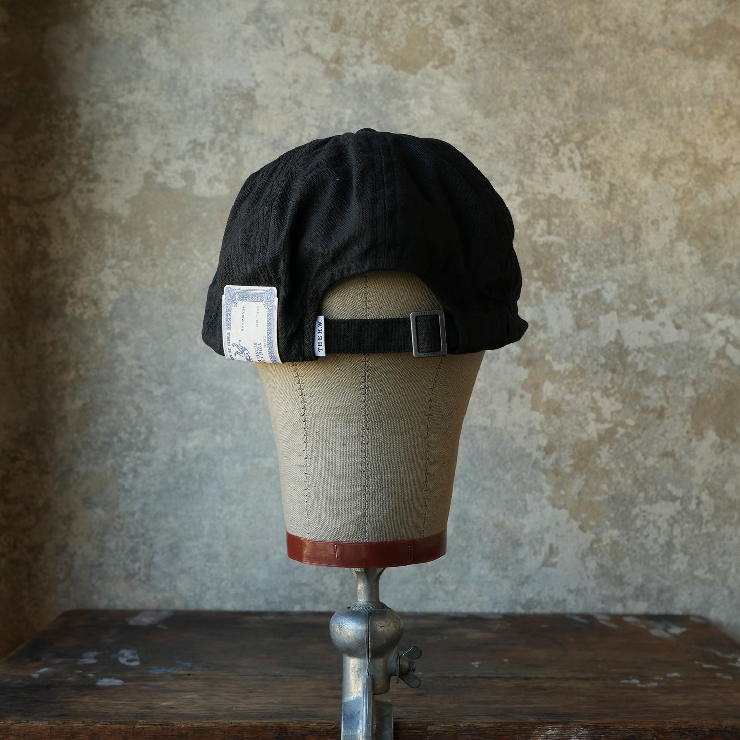 THE H.W.DOG&CO_D-01141_COTTON LINEN WASH CAS_BLACK