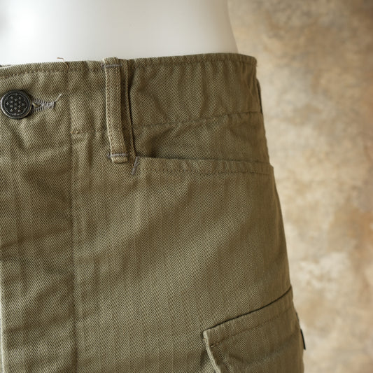 WORKERS_M43 Trousers Mod_Khaki Herringbone