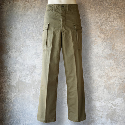 WORKERS M43 Trousers Mod_OD Herringbone