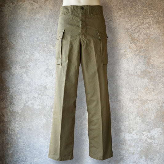 WORKERS_M43 Trousers Mod_OD Herringbone