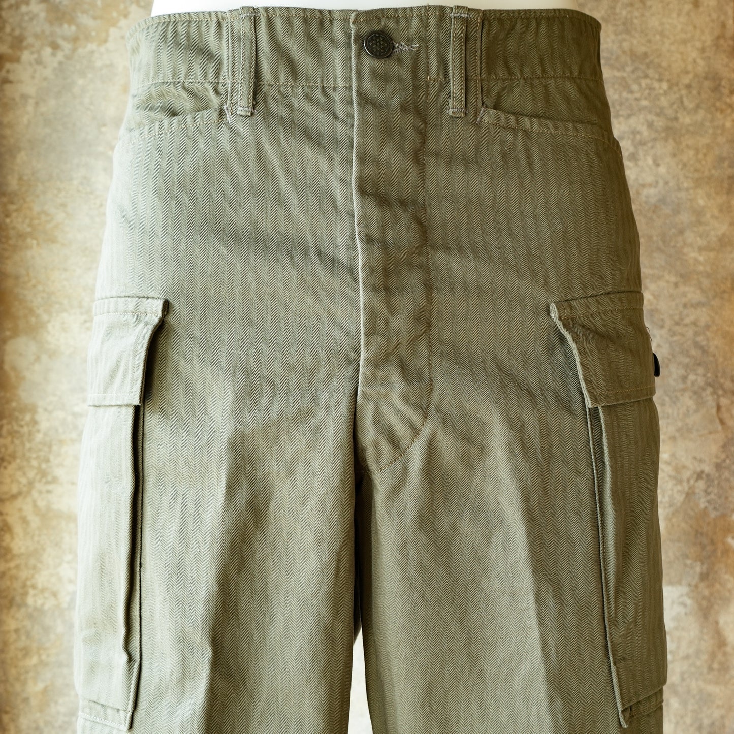 WORKERS M43 Trousers Mod_OD Herringbone