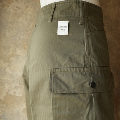 WORKERS M43 Trousers Mod_OD Herringbone