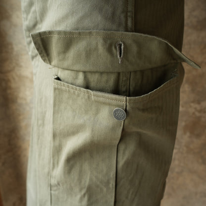 WORKERS M43 Trousers Mod_OD Herringbone