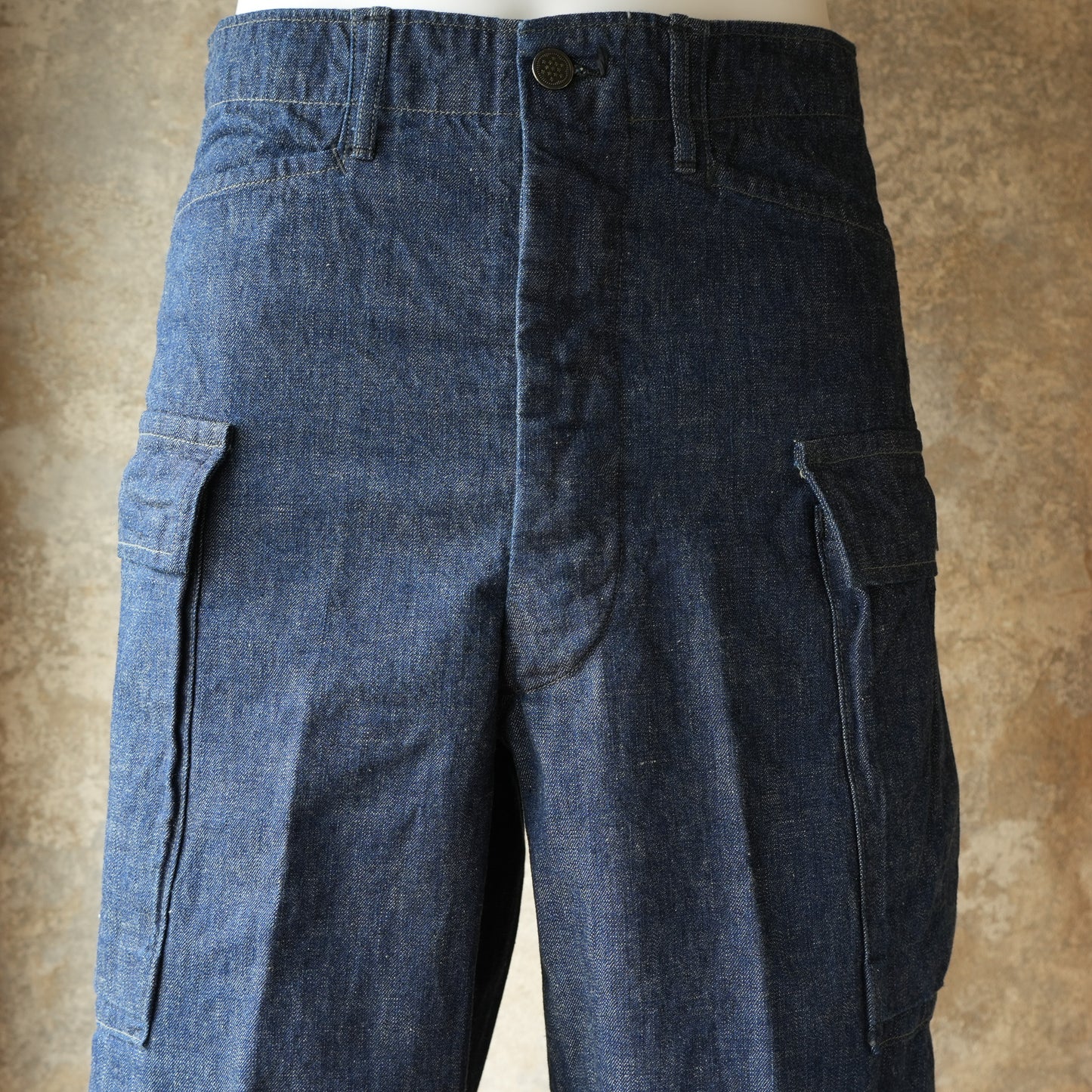 WORKERS_M43 Trousers Mod_10 oz Brown Back Denim