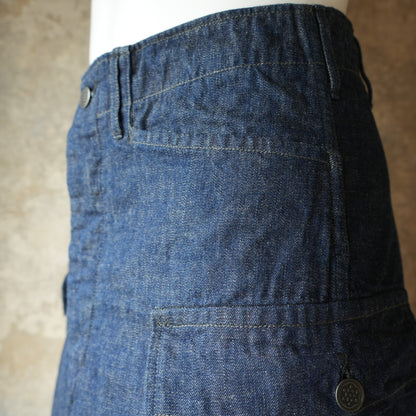 WORKERS_M43 Trousers Mod_10 oz Brown Back Denim