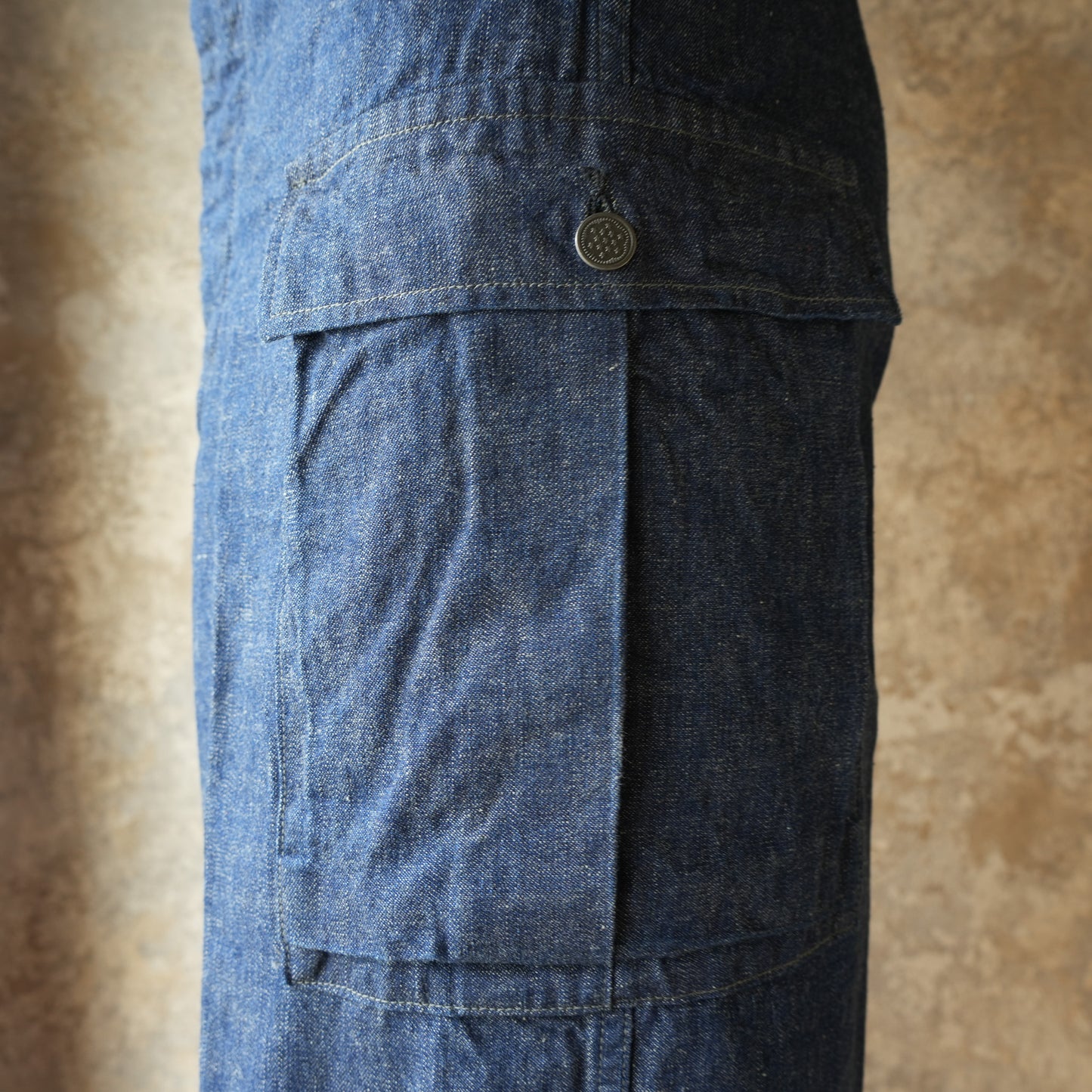 WORKERS_M43 Trousers Mod_10 oz Brown Back Denim