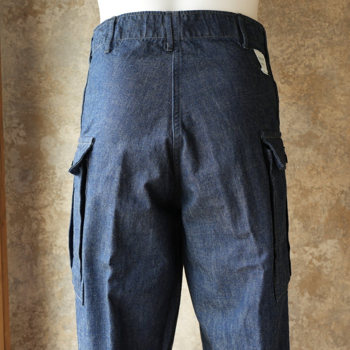 WORKERS_M43 Trousers Mod_10 oz Brown Back Denim