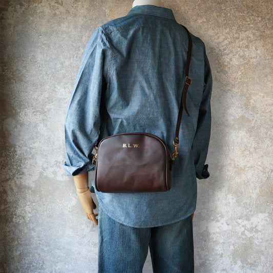 VASCO_VS-296L LEATHER OFFICER POUCH BAG_BROWN