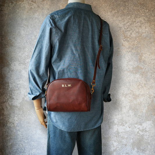 VASCO_VS-296L LEATHER OFFICER POUCH BAG_CAMEL