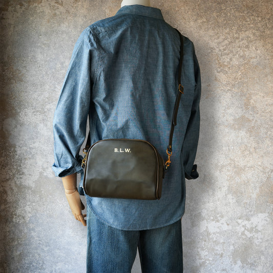 VASCO_VS-296L LEATHER OFFICER POUCH BAG_OLIVE