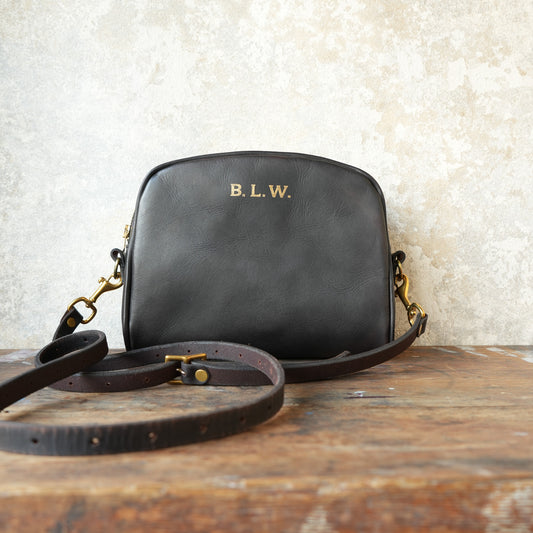 VASCO_VS-296L LEATHER OFFICER POUCH BAG_BLACK