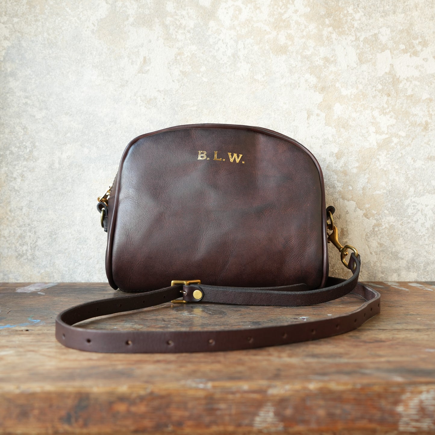 VASCO_VS-296L LEATHER OFFICER POUCH BAG_BROWN