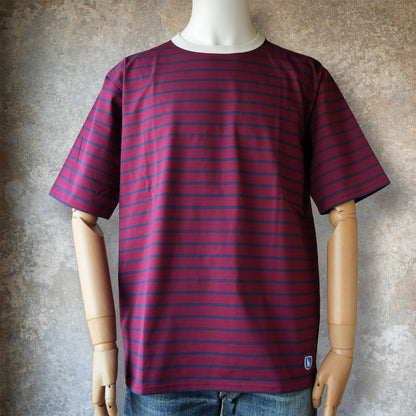 WORKERS_Border T_Short Sleeve_c#G/ Trim White x Red x Navy