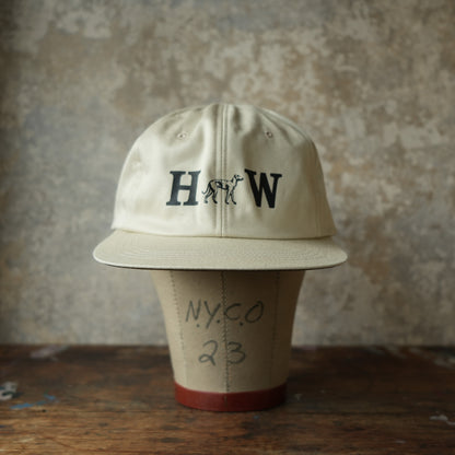 THE H.W.DOG&CO_D-01130_WASHED BIKERS CAP_BEIGE
