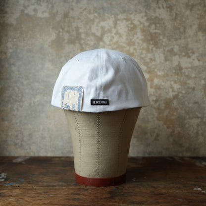 THE H.W.DOG&CO_D-01130_WASHED BIKERS CAP_WHITE
