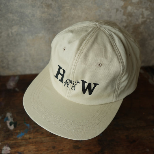 THE H.W.DOG&CO_D-01130_WASHED BIKERS CAP_BEIGE