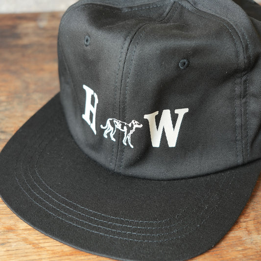 THE H.W.DOG&CO_D-01130_WASHED BIKERS CAP_BLACK