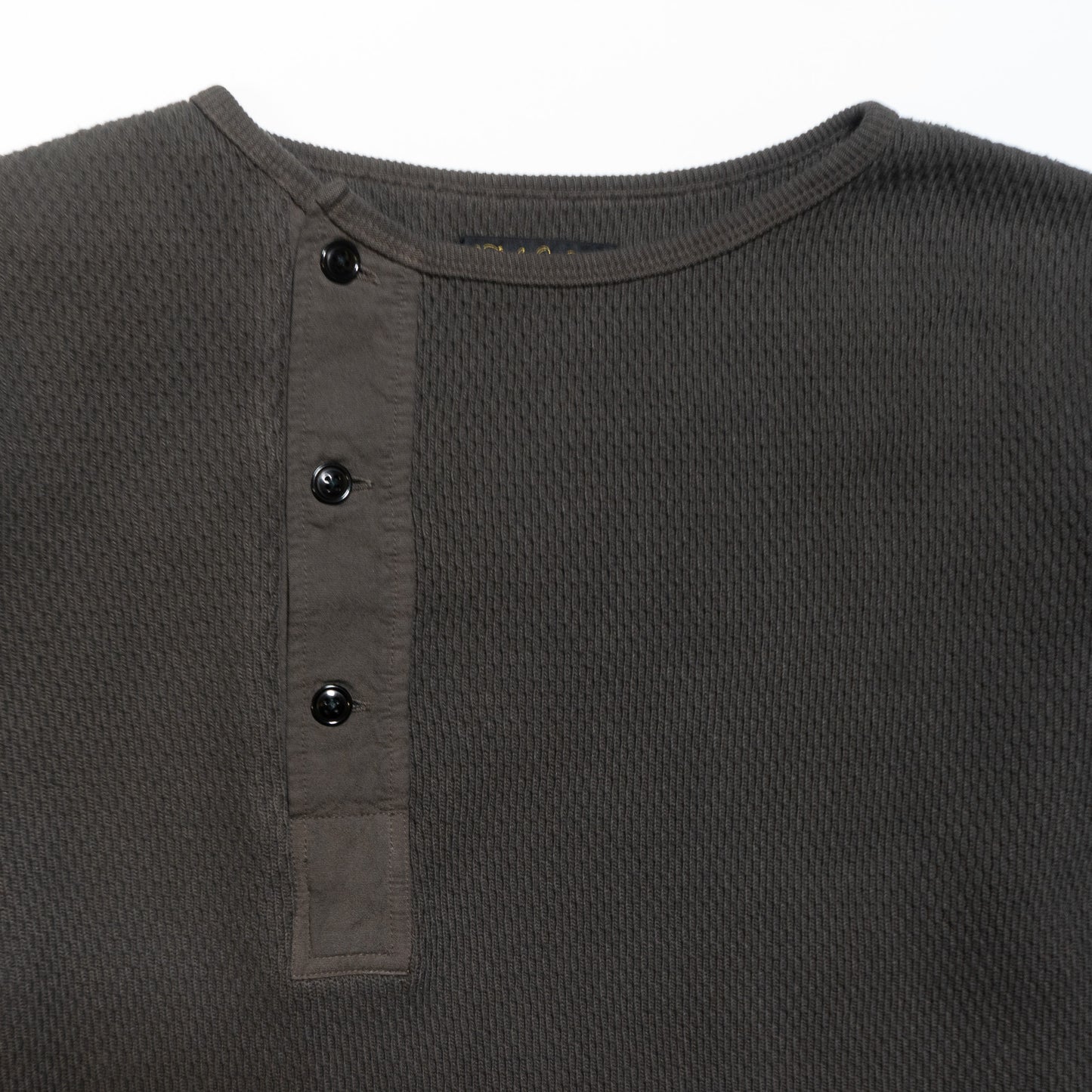 ORGUEIL_OR-9101_Thermal Henry Neck Shirt_Chacoal