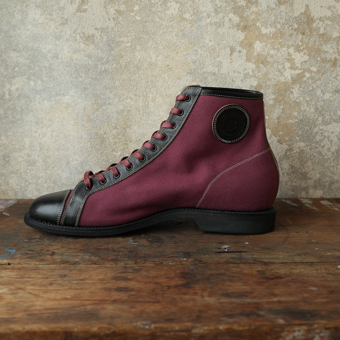 G&F Co._BITTERS ORIGINAL - "THE PLAYER"_BURGUNDY