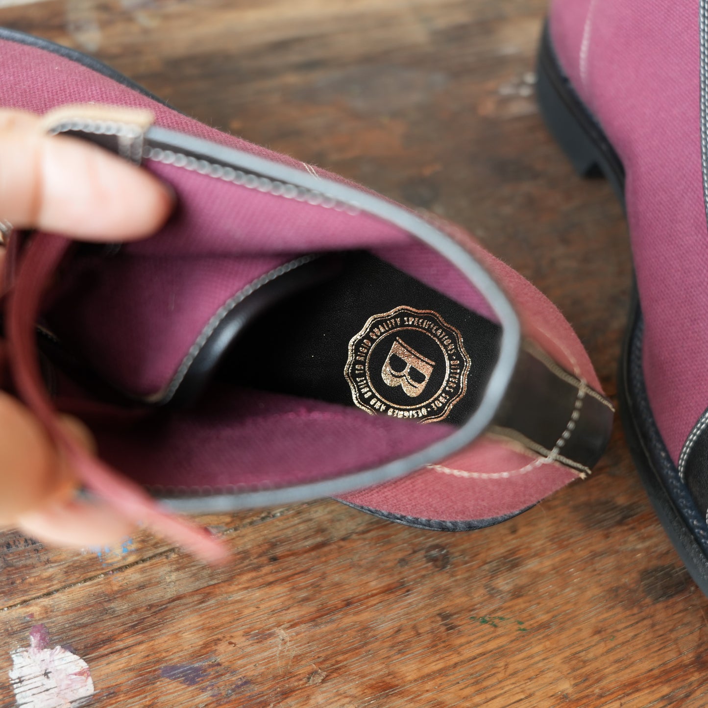 G&F Co._BITTERS ORIGINAL - "THE PLAYER"_BURGUNDY