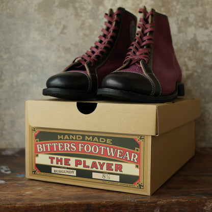 G&F Co._BITTERS ORIGINAL - "THE PLAYER"_BURGUNDY
