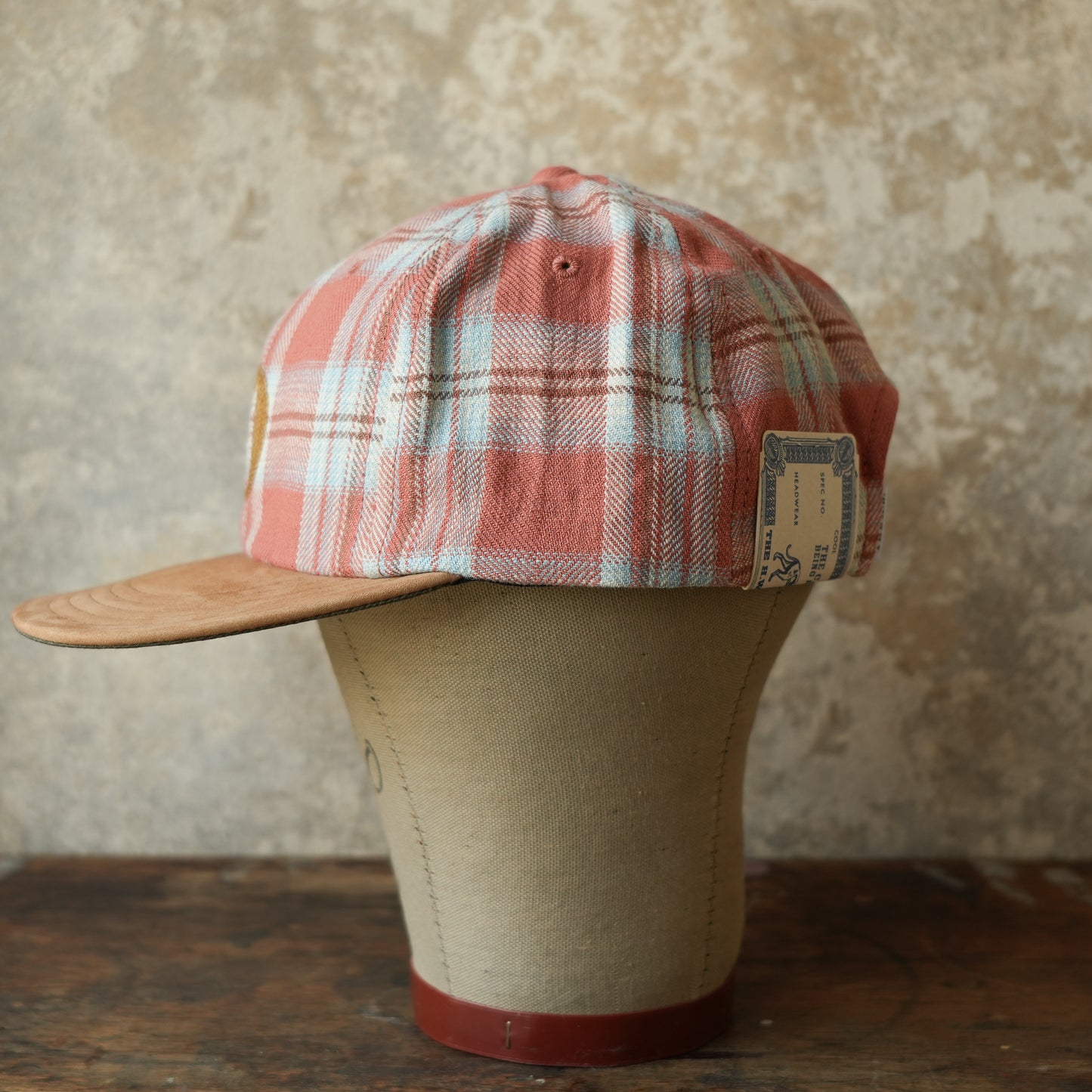 THE H.W.DOG&CO_D-01147_PLAID TWO TONE CAP - Red