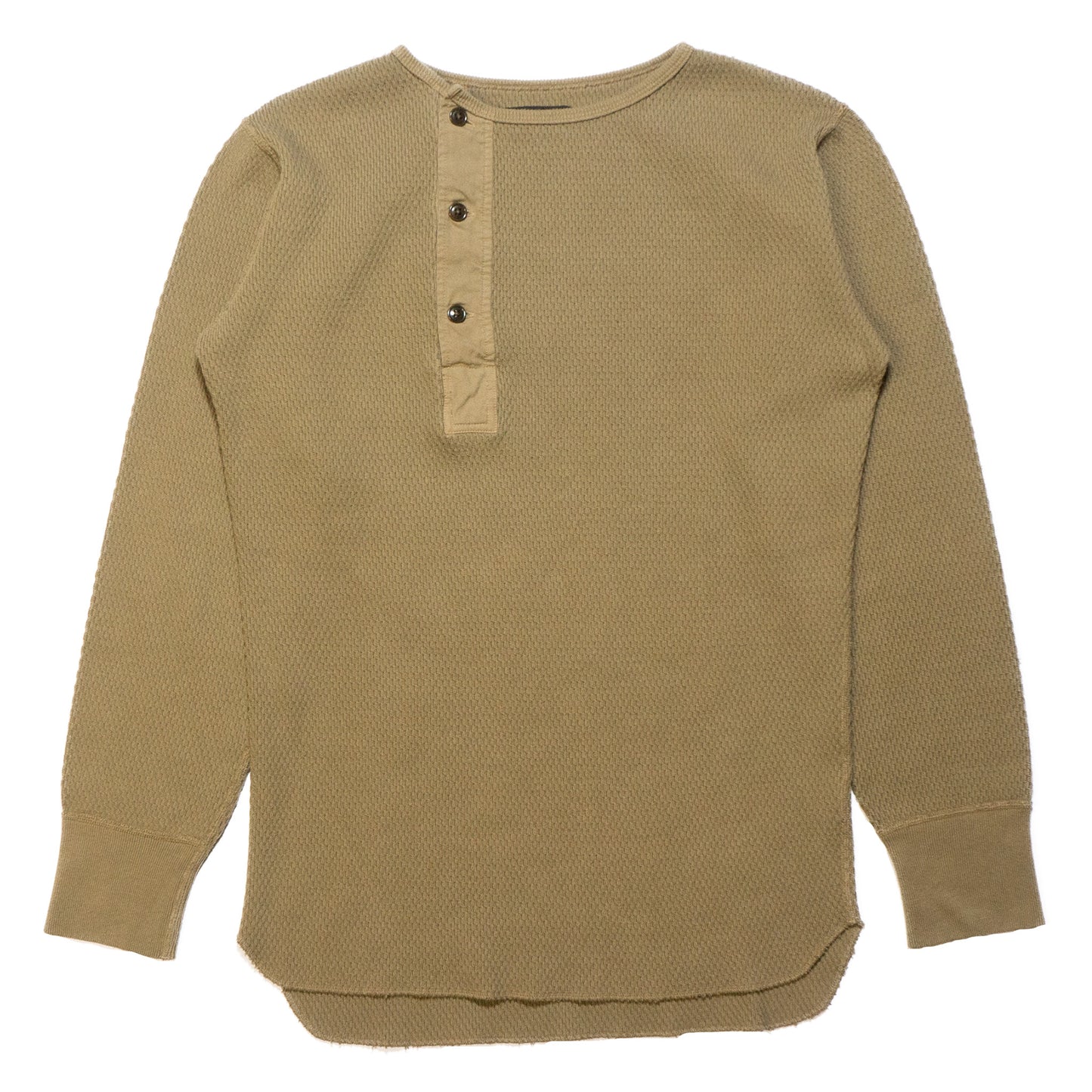 ORGUEIL_OR-9101_Thermal Henry Neck Shirt_Khaki