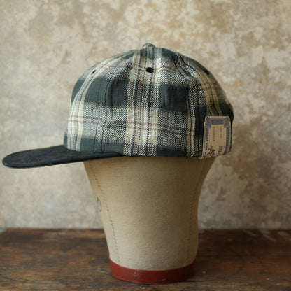 THE H.W.DOG&CO_D-01147_PLAID TWO TONE CAP - Black