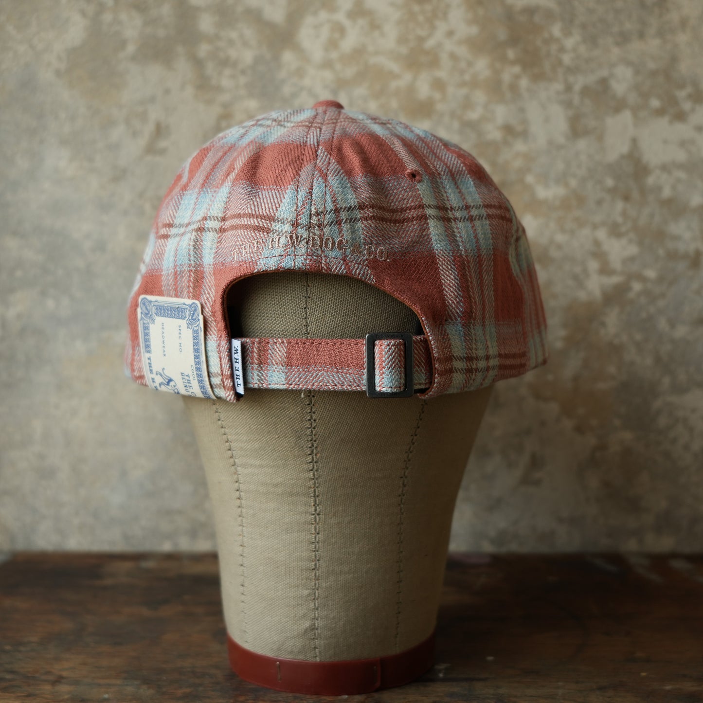 THE H.W.DOG&CO_D-01147_PLAID TWO TONE CAP - Red