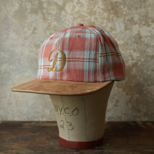 THE H.W.DOG&CO_D-01147_PLAID TWO TONE CAP - Red