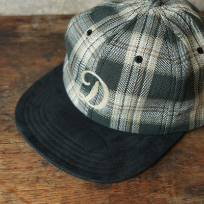 THE H.W.DOG&CO_D-01147_PLAID TWO TONE CAP - Black