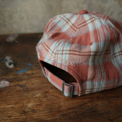 THE H.W.DOG&CO_D-01147_PLAID TWO TONE CAP - Red