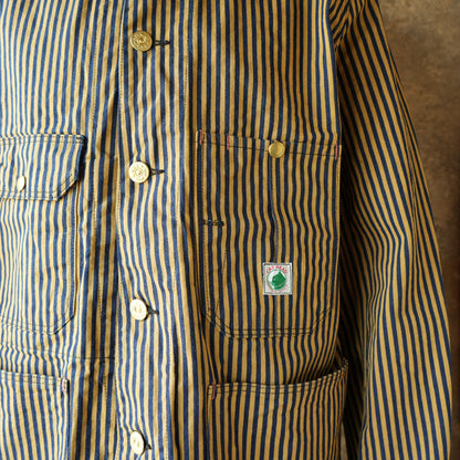 TCB Jeans_Cat Head Jacket_Brown Tabby Stripe