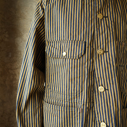 TCB Jeans_Cat Head Jacket_Brown Tabby Stripe