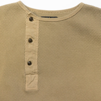 ORGUEIL_OR-9101_Thermal Henry Neck Shirt_Khaki