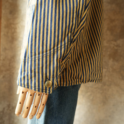 TCB Jeans_Cat Head Jacket_Brown Tabby Stripe