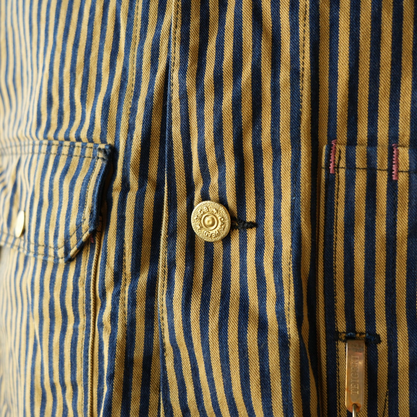 TCB Jeans_Cat Head Jacket_Brown Tabby Stripe
