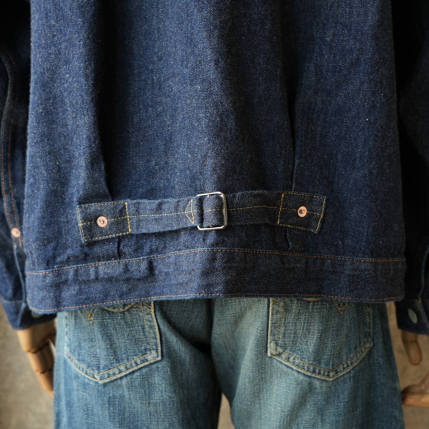 WORKERS_Lot 806XH, Full-Back, 14,7 oz, Indigo Raw Denim
