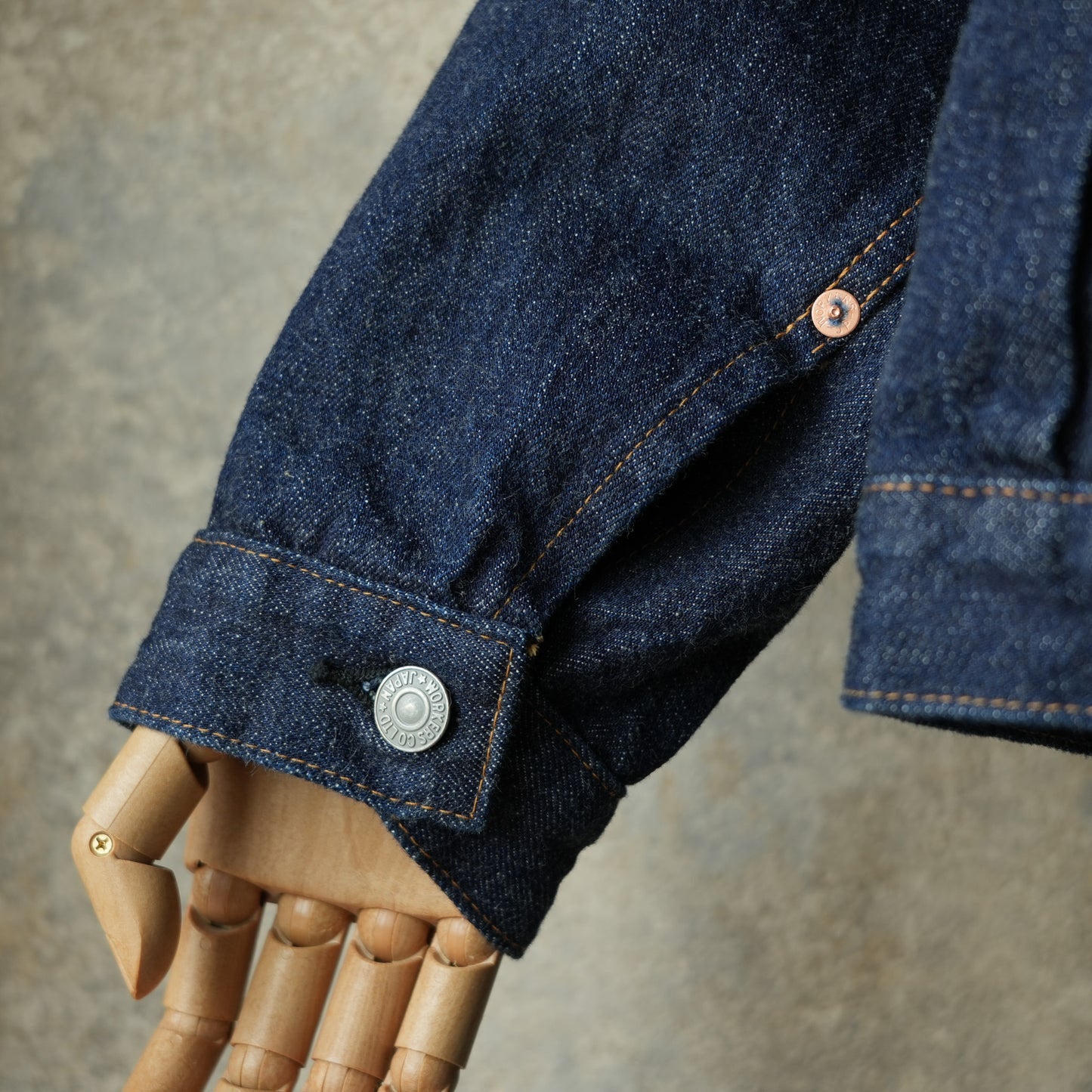 WORKERS_Lot 806XH, Full-Back, 14,7 oz, Indigo Raw Denim