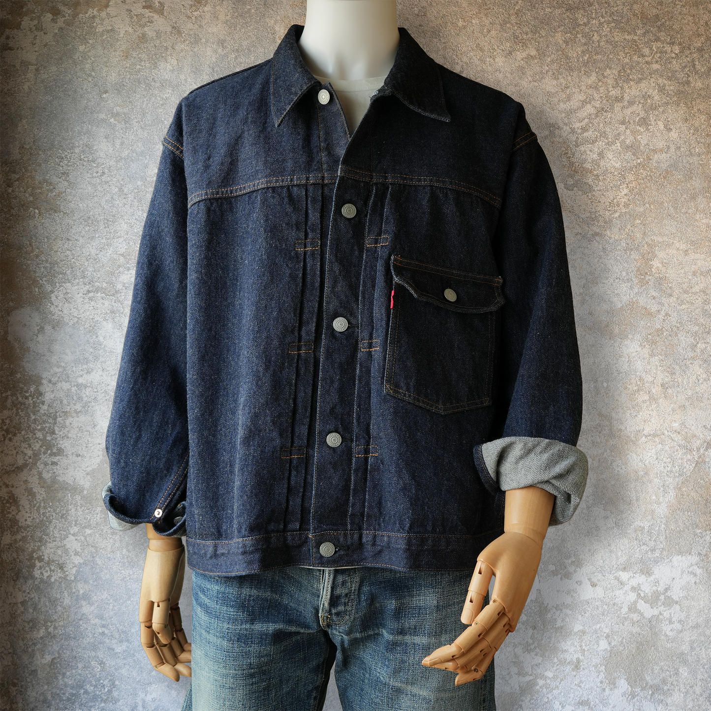 WORKERS_Lot 806XH, Full-Back, 14,7 oz, Indigo Raw Denim