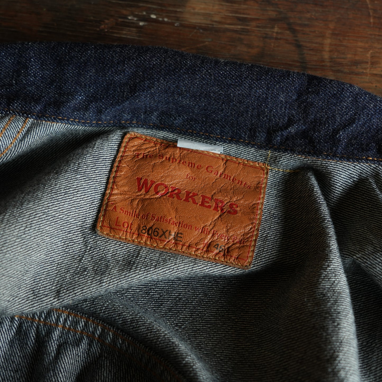 WORKERS_Lot 806XH, Full-Back, 14,7 oz, Indigo Raw Denim