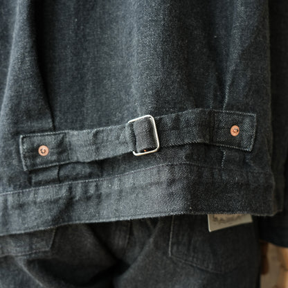 WORKERS_Los 806XH, Full-Back, 13.7 oz, schwarzer Rohdenim