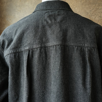 WORKERS_Los 806XH, Full-Back, 13.7 oz, schwarzer Rohdenim