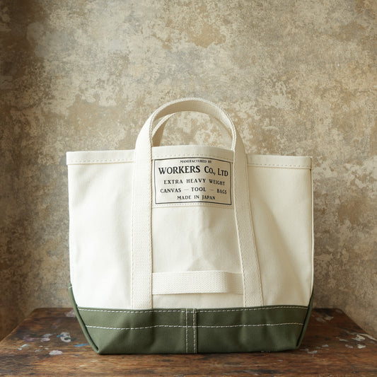 WORKERS_Tool Bag, Medium-Short Handle, Ecru x OD