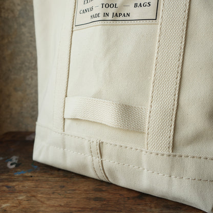 WORKERS_Tool Bag, Medium-Long Handle, Ecru x Ecru