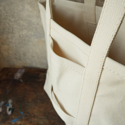 WORKERS_Tool Bag, Medium-Long Handle, Ecru x Ecru