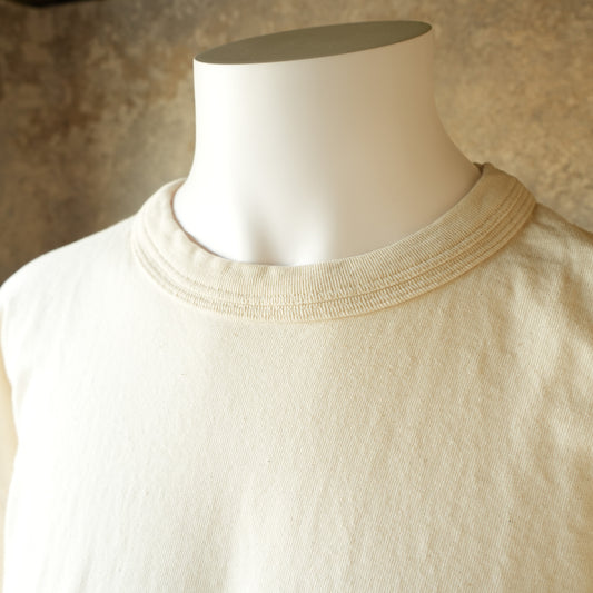 LOOP＆WEFT_LRC1126_LOOPWHEELED DOUBLE BINDER POCKET CREW_CLASSIC IVORY